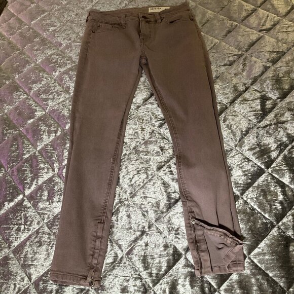 PISTOLA NWOT Purple Ankle Zip Denim Stretch Jeans Size 27 - Picture 7 of 11